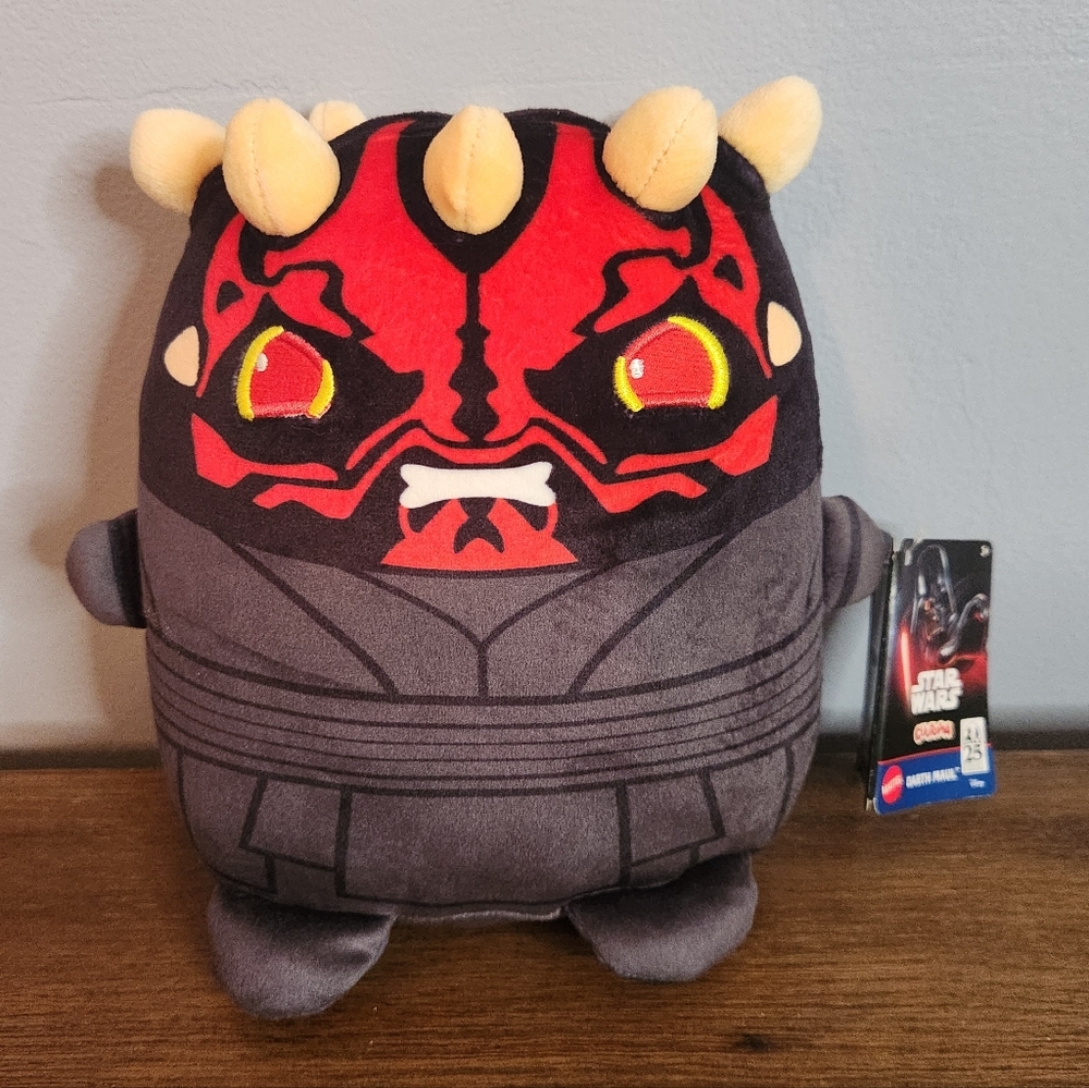 Star Wars Cuutopia Darth Maul Plush Toy 7in NWT